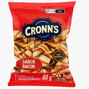 Salgadinho Pururuca Cronns Sabor Bacon 60g