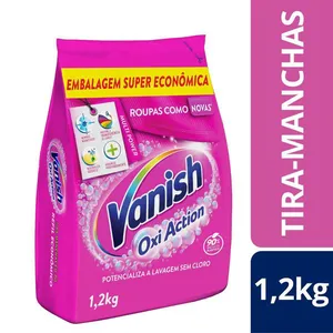 Tira Manchas em Pó Vanish Oxi Action 1,2kg para Roupas Coloridas