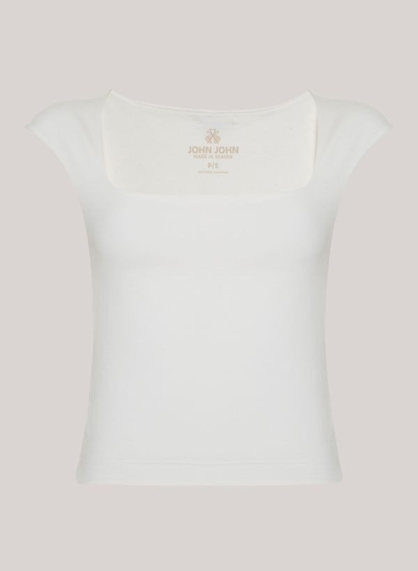 Blusa Cropped Pri Off John John Feminina M