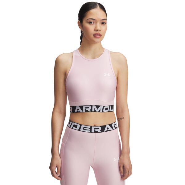 Regata de Treino Under Armour Heatgear Feminina PP-Rosa