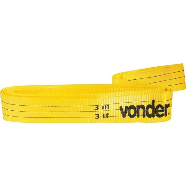 Cinta de Poliéster Anel para Elevação de Cargas 7:1, 3 m, 3 tf - VONDER