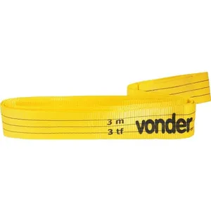 Cinta de Poliéster Anel para Elevação de Cargas 7:1, 3 m, 3 tf - VONDER