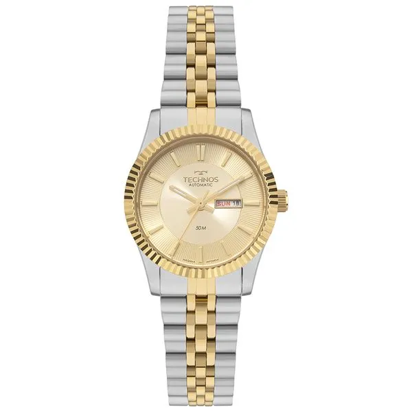 Relógio Technos Automatico Feminino Riviera Bicolor - 6T51AB/1X 6T51AB/1X