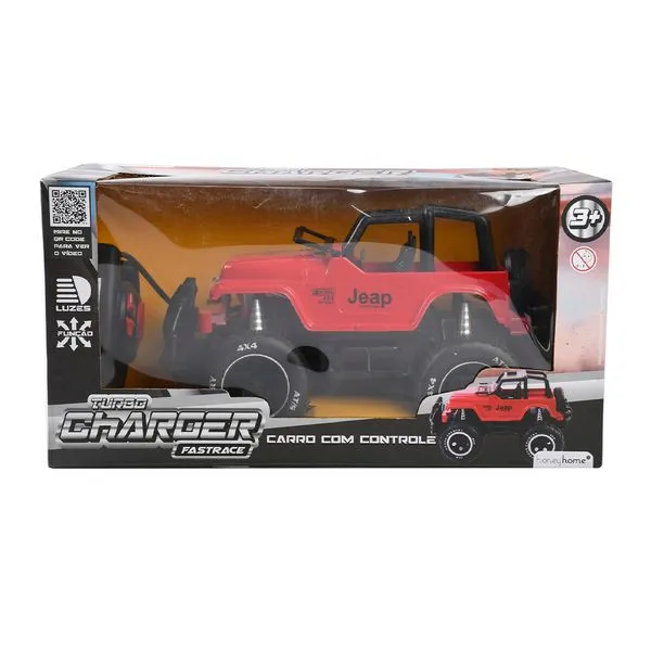 Carro Jipe Controle Remoto Plástico Sortido LJM204 - honeyhome