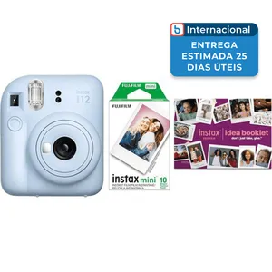 Câmera Fujifilm Instax Mini 12 Com 10 Folhas Azul A-MBI