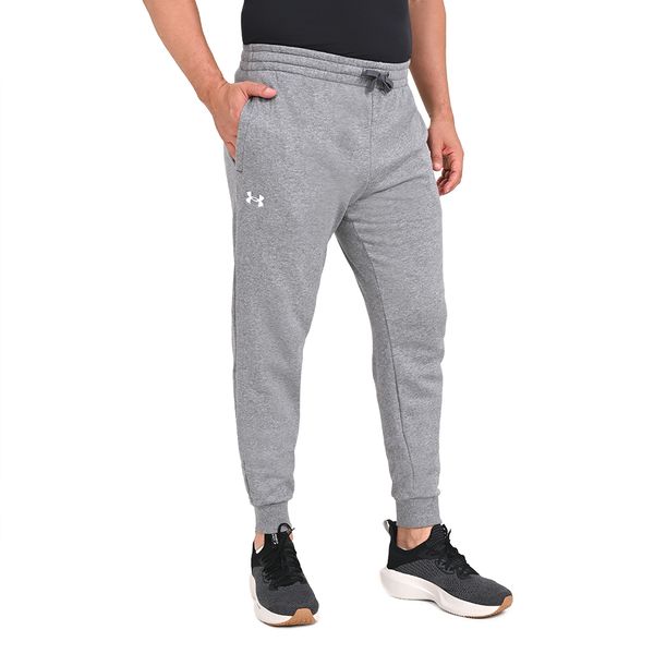 Calça de Treino Masculina Under Armour Rival Fleece Jogger P Cinza