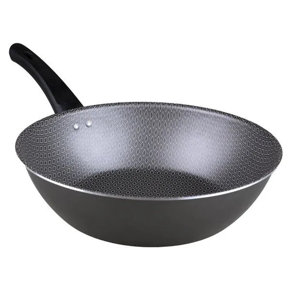 Frigideira 28cm Antiaderente Wok Grafite Luz