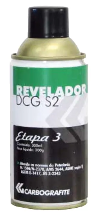 Liquido Detector Trinca 200g Revelador DCG-S2 Branco - Carbografite