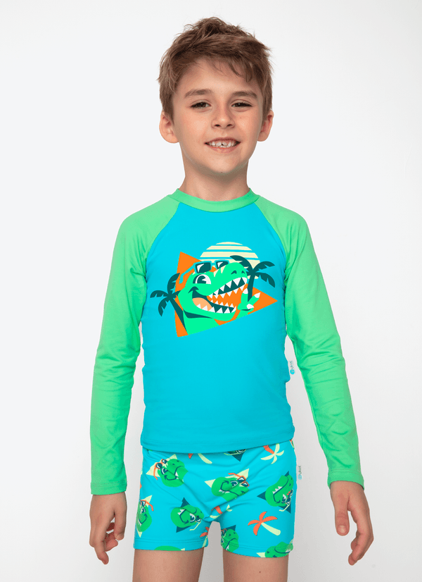 Camiseta Manga Longa Menino Dino Miami 4
