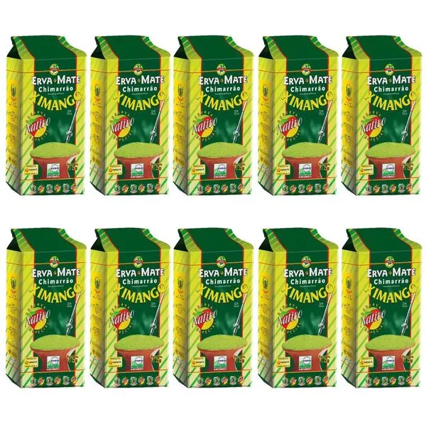 Kit 10 Erva-mate De Chimarrão Reserva Especial 1kg Ximango