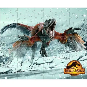 Quebra Cabeça Pyroraptor 100 Peças Jurassic World 2083