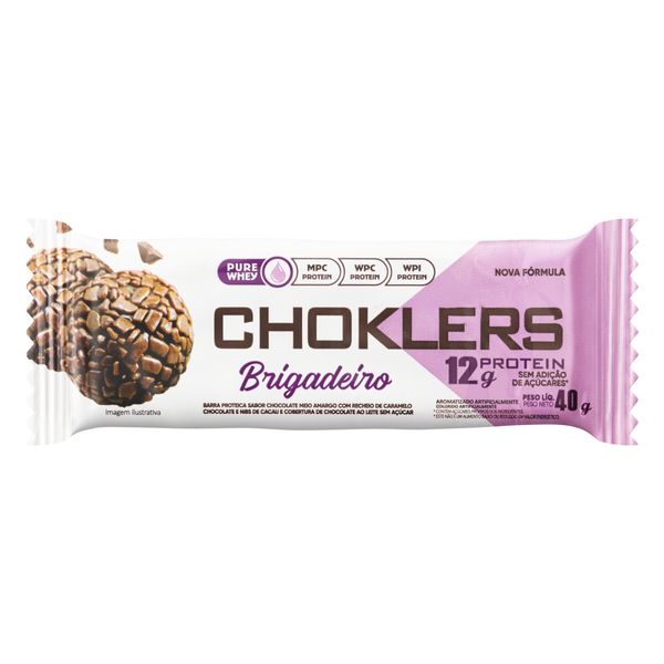 Barra de Proteína Mix Nutri Choklers Brigadeiro 40g