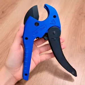 Cortador de Tubo PVC Manual Cortador de Tubos Profissional 42mm Sistema de Catraca Azul Cortador de Tubo PVC Manual para Tubos 42mm Aco Inox Sistema de Catraca Azul