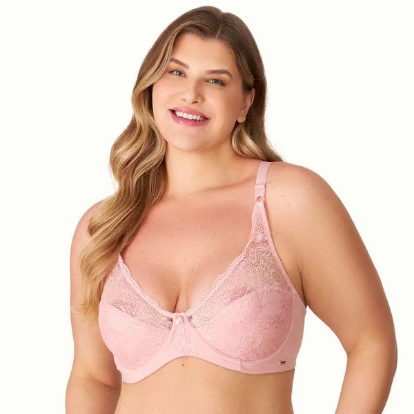 Sutiã Com Aro Plus Power Renda Blush Blush - 50