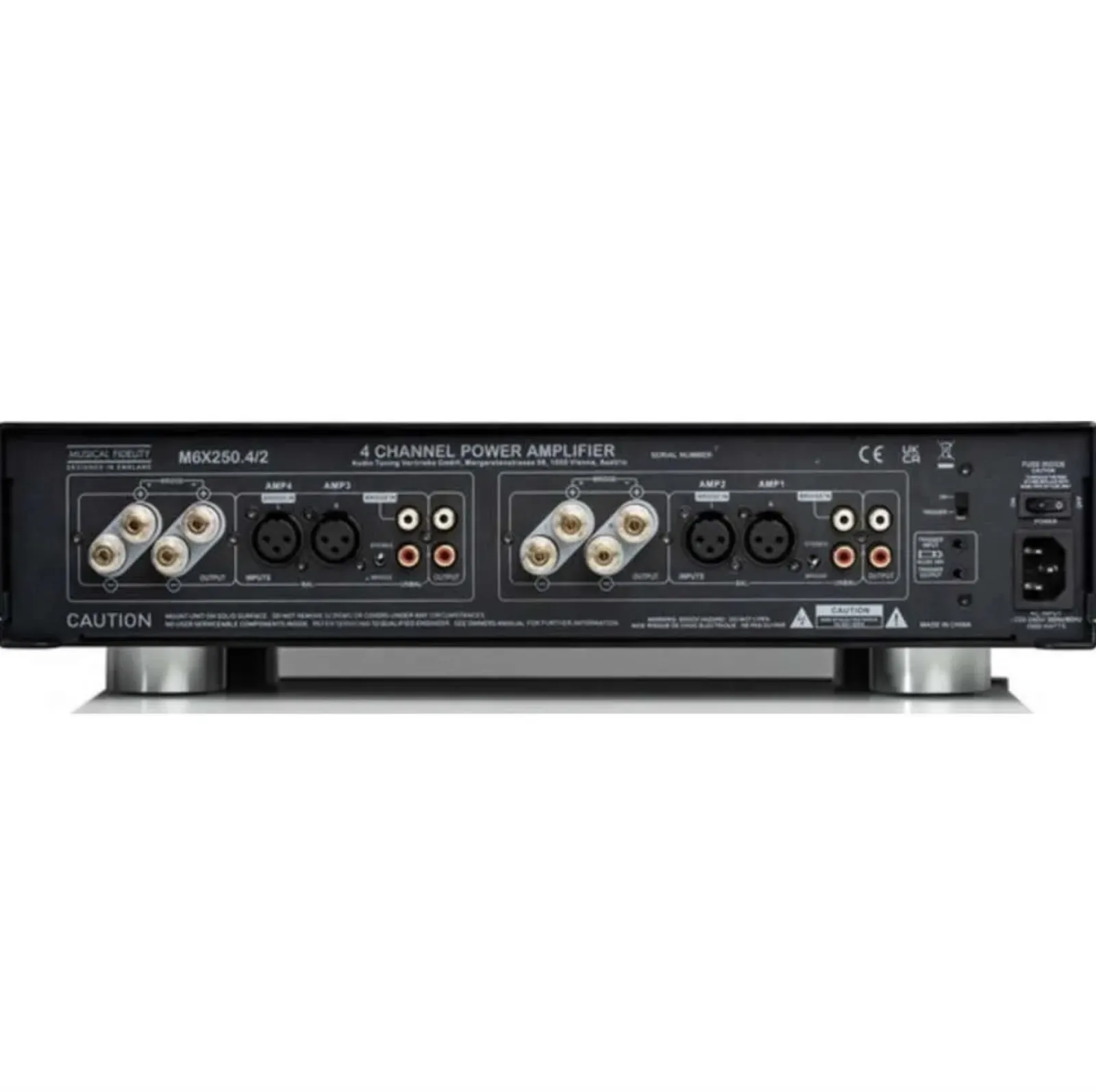 Amplificador Musical Fidelity M6x 250.4/2 multicanal 2 Canais 250 watts - 115v