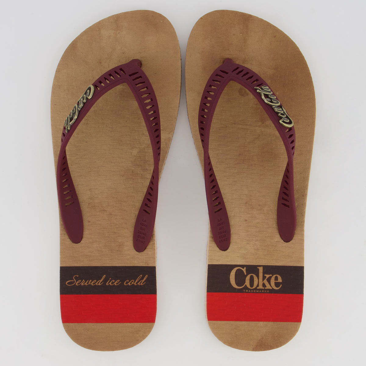 Chinelo Coca Cola Butler Bege