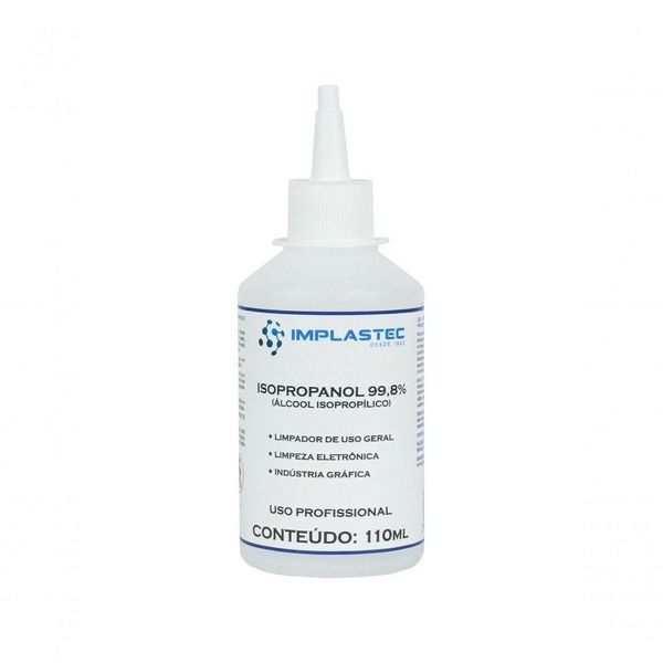 Álcool Isopropílico 110ml Com Bico Aplicador