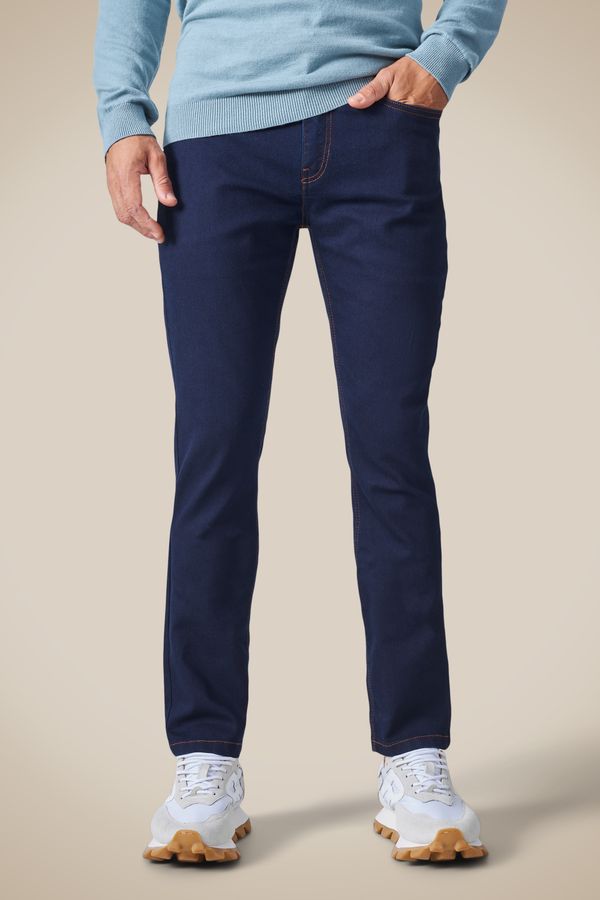 Calca Jeans Slim Curvelo Deep Indigo Az - 48