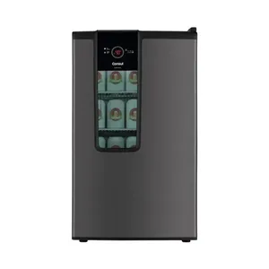 Cervejeira CZD12ATANA 82L Titanium 110V Frost Free com Painel Digital e Prateleiras Ajustáveis Consul Cervejeira Consul CZD12AT 82L Porta de Vidro Titanium com Painel Digital 110V