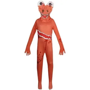 Fantasia Infantil Macacão E Máscara Vermelho Roblox 140cm 7-8 Anos (MP)