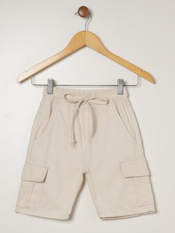 Bermuda Cargo Juvenil Para Menino - OFF WHITE 14