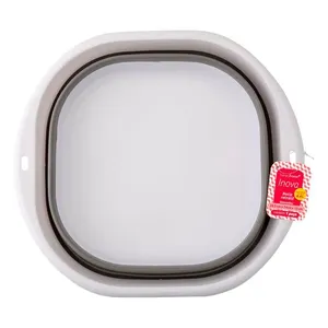 Bacia Retrátil Para Cozinha Inova 6,4L Plástico Pp, Borracha Tpr 36,5x34x13cm LM4284INO - honeyhome