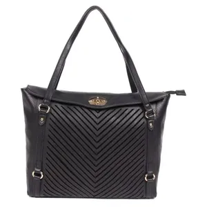 Bolsa de Ombro Feminina Agnelli Guine Preta 0280561458001