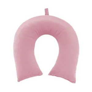 Descanso de Pescoço Hedrons Veludo Rosa