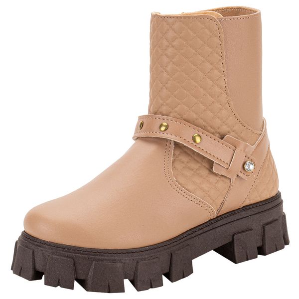 Bota Infantil Feminina Fanfik Trendy Kidy 4340006 SALMÃO 32