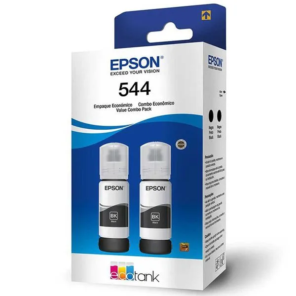 Garrafas de Tinta 2 Unidades Preta Epson T544120-2P
