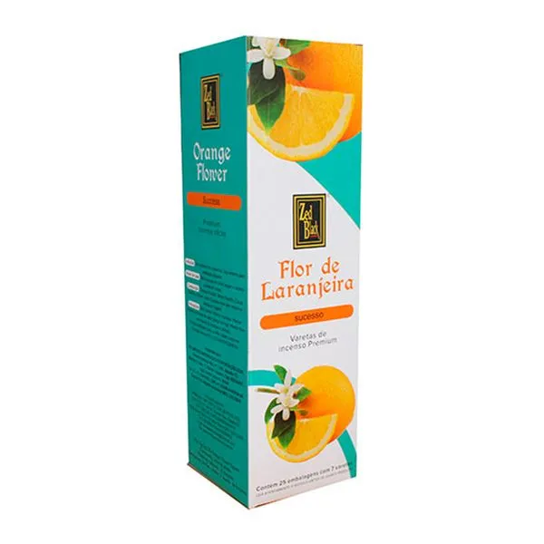 Incensos Zed Black Flor de Laranjeira 122 - Kashimir
