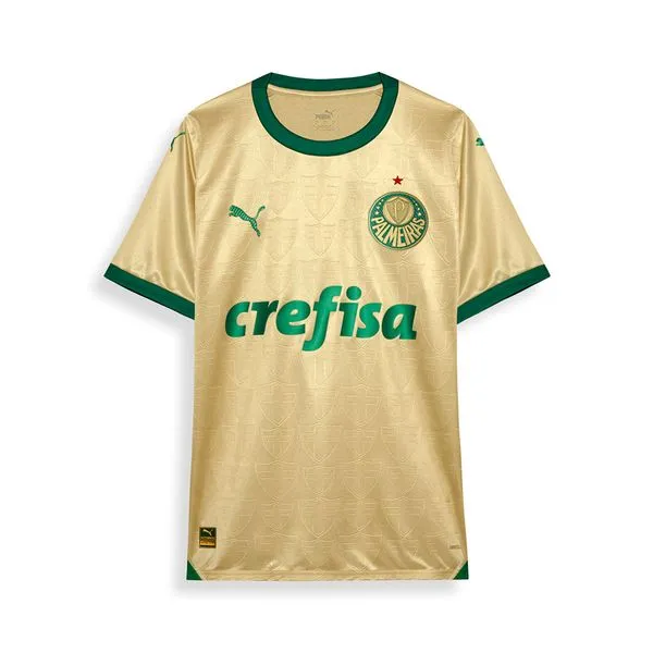 Camisa III Palmeiras Puma Masculino Camisa III Palmeiras Puma - Amarelo - M