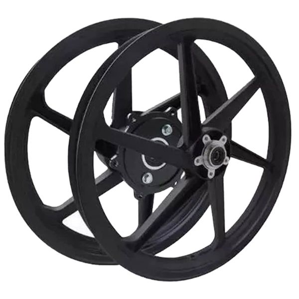 Aro Liga Leve BHD NXR125/150 Bros ESD Freio A Disco Mod 6 Pontas Preto (MP)
