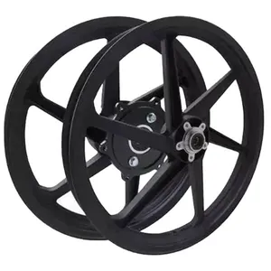 Aro Liga Leve BHD NXR125/150 Bros ESD Freio A Disco Mod 6 Pontas Preto (MP)