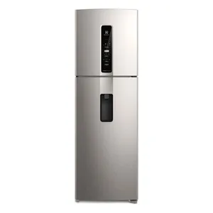Geladeira Electrolux Frost Free Inverter 409L Água na Porta AutoSense cor Inox Look (IW45S) 220V