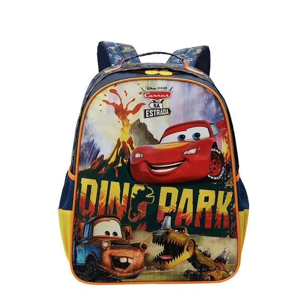 Mochila de Costas Infantil Poliéster Carros 13302 - Xeryus