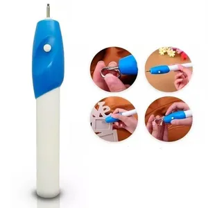 Caneta Gravadora Portátil Elétrica a Pilha Mini Retífica para Metal Vidro Madeira Plástico Joias Caneta Gravadora Elétrica a Pilha para Personalizar Metal Vidro Madeira Plástico e Joias