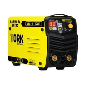 Inversor de Solda 180A MMA-KAB180 Bivolt com Hot-Start Arc-Force Anti-Sticking e Display Tork Brasil Inversor de Solda 180A MMA-KAB180 Bivolt com Hot-Start Arc-Force e Display Tork Brasil