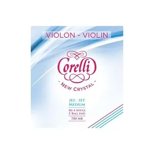 Encordoamento para Violino 4-4 Corelli New Cristal 700MB Nylon Tensão Média Savarez Encordoamento Violino 4-4 Corelli New Cristal 700MB Nylon Savarez