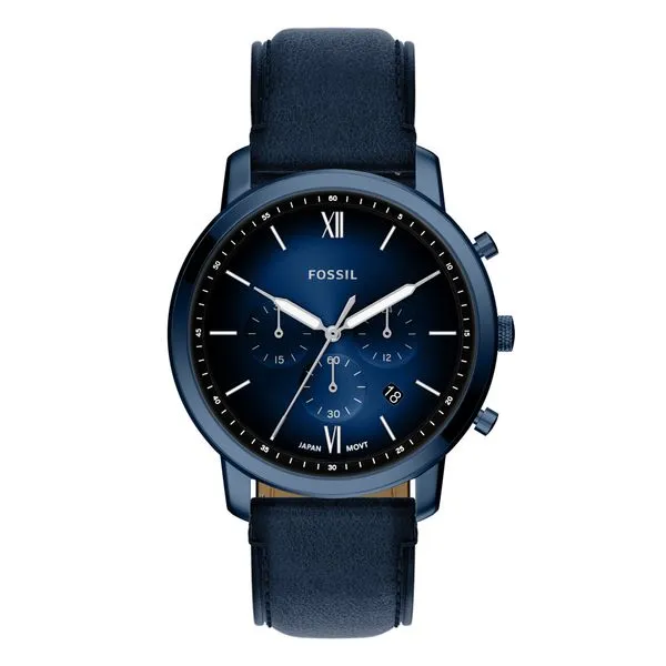 Relógio Fossil Masculino Neutra Azul - FS6168/0AN