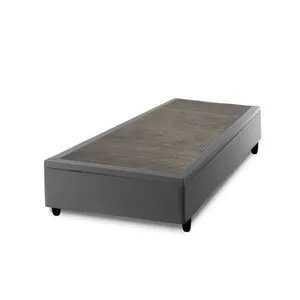 Base Box Baú Queen Size Prince Sued 79x197x41 | Cinza