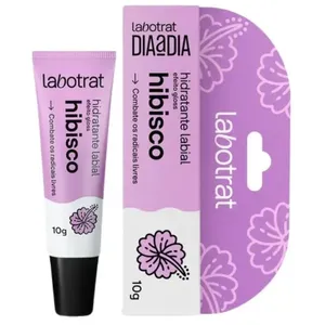 HIDRAT LABIAL LABOTRAT DIA A DIA HIBISCO 10g com Acabamento Glossy