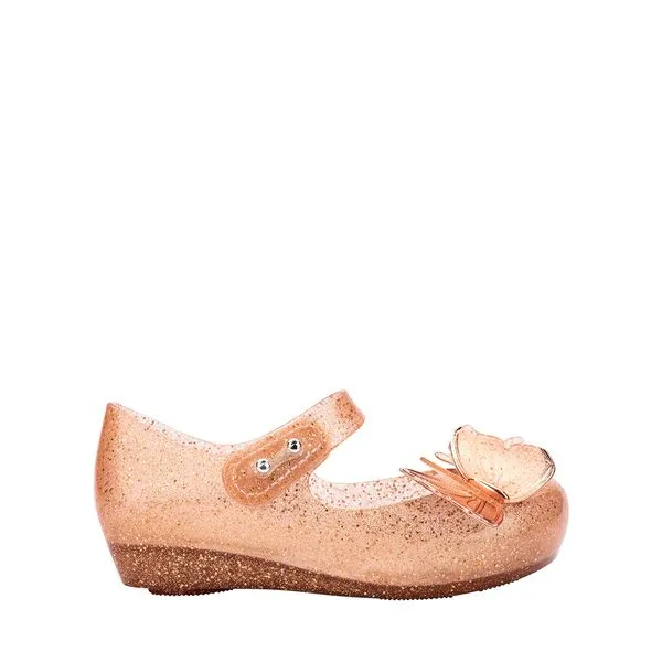 Mini Melissa Ultragirl Fly III Baby Bege Glitter 32849-25