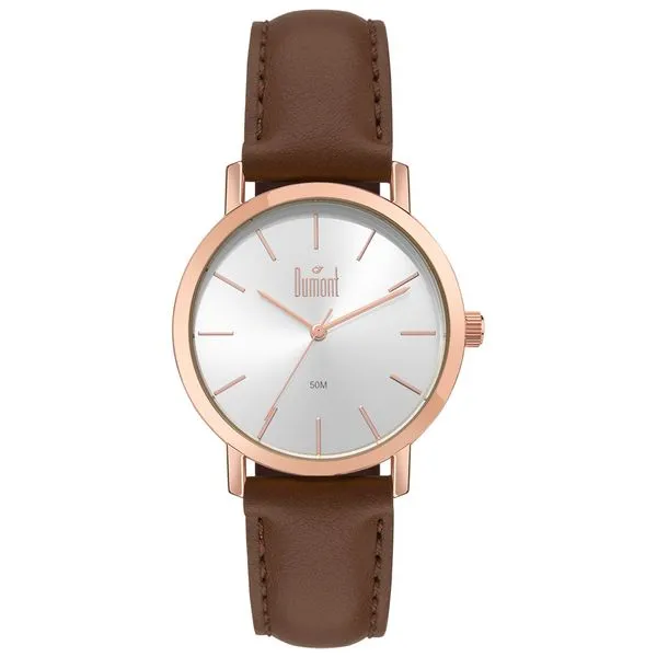 Relógio Dumont Masculino Traveller Rosé - DU2035MOU/5K