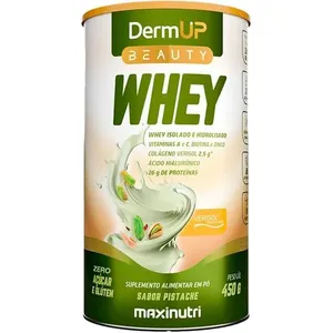 Whey DermUp Beauty Maxinutri Sabor Pistache 450g
