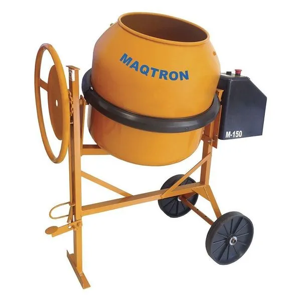 Betoneira 150 Litros Maqtron Com Motor 1/2cv Monofásico E Rodas Injetadas