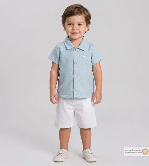 Conjunto Tomatinho Azul - G