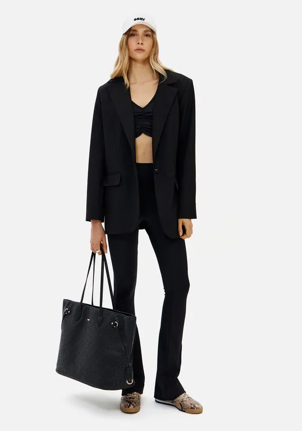 Calça Legging Flare Sport Preto PP