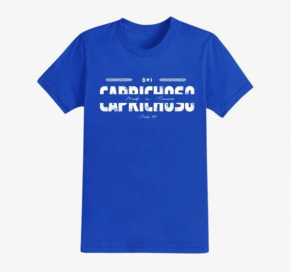 Camisa Q'Boi Caprichoso Made in Francesa Unissex Azul P (MP)