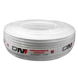 Cabo CFTV HD40 Alimentação 2 Vias 100 Metros DNI Cabo CFTV HD40 Alimentação 2x0,50mm² Verm/Preto Dni 100 Metros